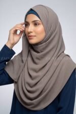 Premium Chiffon Fabric Scarf for Women Acc-58 - Image 11