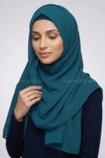 Premium Chiffon Fabric Scarf for Women Acc-58 - Image 3