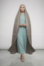 Light Grey Colored Irani Chadar Acc-326 - Image 3