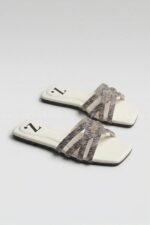 Glam Strap Flat Sleepers for Women Z 114