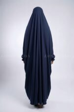 Navy Colored Nigar Jilbab for Women OL-1081 - Image 5