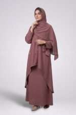 Co-Ord Set Abaya - Black Color OL-1159 - Image 9