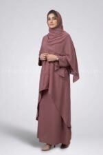 Co-Ord Set Abaya - Black Color OL-1159 - Image 10