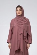 Co-Ord Set Abaya - Black Color OL-1159 - Image 7