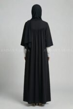 Nida Black Teacher Gown Abaya OL-1160 - Image 6