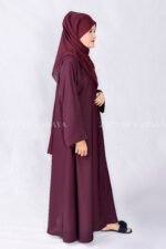 Premium Nida Korean Fabric Front Open Abaya OL-119 - Image 3