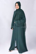 Premium Nida Korean Fabric Front Open Abaya OL-119 - Image 5