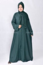 Premium Nida Korean Fabric Front Open Abaya OL-119 - Image 8