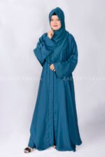 Simple Front Open Abaya in Nida Korean Fabric OL-119