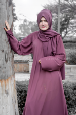 Nida Colored Umbrella Abaya for Women OL-239 - Image 2