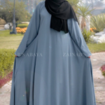 Simple Umbrella Abaya in Nida Korean Fabric OL-239