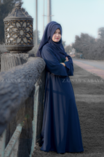 Colored Simple Umbrella Abaya in Nida Korean Fabric OL-239 - Image 5