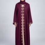 New Zainab Gown Abaya With Turkish Embroidery – 0952