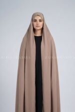 Light Brown Colored Irani Chadar in Chiffon Fabric Acc-326 - Image 2