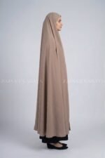 Light Brown Colored Irani Chadar in Chiffon Fabric Acc-326 - Image 4