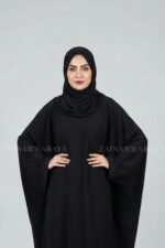 Colored Caftan Abaya in Nida Korean Fabric OL-654 - Image 7