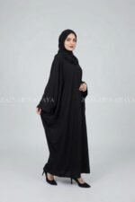 Colored Caftan Abaya in Nida Korean Fabric OL-654 - Image 9