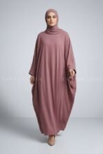 Simple Caftan Abaya in Premium Nida Fabric - Image 3
