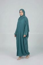 Simple Caftan Abaya in Premium Nida Fabric - Image 9