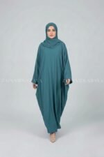 Simple Caftan Abaya in Premium Nida Fabric - Image 8