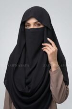 Colored Misri Hijab for Women in Chiffon Fabric Acc-53 - Image 3