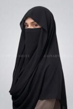 Colored Misri Hijab for Women in Chiffon Fabric Acc-53 - Image 2