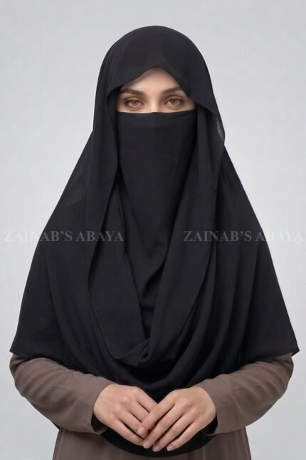 Colored Misri Hijab for Women in Chiffon Fabric Acc-53