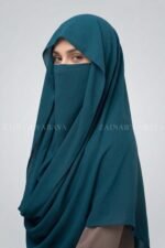 Colored Misri Hijab for Women in Chiffon Fabric Acc-53 - Image 6
