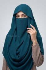 Colored Misri Hijab for Women in Chiffon Fabric Acc-53 - Image 5