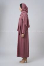 Simple Abaya in Front Open Style OL-119 - Image 9