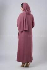 Simple Abaya in Front Open Style OL-119 - Image 10