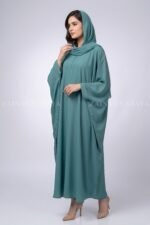 Nida Colored Kaftan Abaya for Women OL-0654 - Image 4