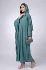 Nida Colored Kaftan Abaya for Women OL-0654 - Image 3