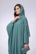 Nida Colored Kaftan Abaya for Women OL-0654 - Image 2