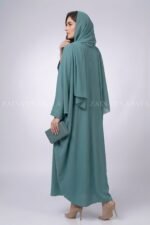Nida Colored Kaftan Abaya for Women OL-0654 - Image 5