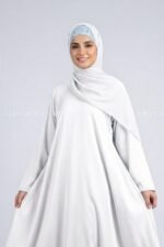 Umbrella Abaya for Women in Nida Korean Fabric OL- 239 - Image 4