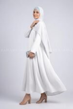 Umbrella Abaya for Women in Nida Korean Fabric OL- 239 - Image 5