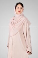 Nida Simple Abaya in Front Open Style OL-119 - Image 7