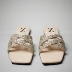 Crytstal Weave Women Flat Slippers Z 119
