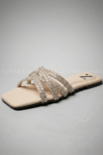 Crytstal Weave Women Flat Slippers Z 119 - Image 4