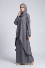 Premium Two Piece Co-Ord Set Abaya OL-1159 - Image 4
