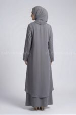 Premium Two Piece Co-Ord Set Abaya OL-1159 - Image 6