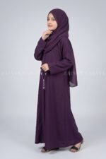 Nida Korean Front Open Abaya for Kids OL-753 - Image 4