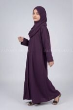 Nida Korean Front Open Abaya for Kids OL-753 - Image 5
