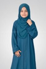 Nida Korean Front Open Abaya for Kids OL-753 - Image 8