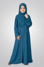 Nida Korean Front Open Abaya for Kids OL-753 - Image 7