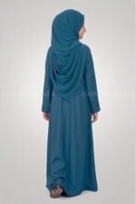 Nida Korean Front Open Abaya for Kids OL-753 - Image 12