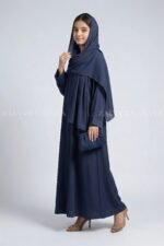 Nida Colored Front Open Abaya for kids OL 753 - Image 3