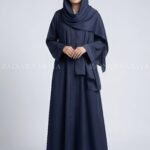 Nida Colored Front Open Abaya for kids OL 753