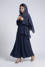 Nida Colored Front Open Abaya for kids OL 753 - Image 5